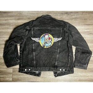 Vintage 1990s Betty Scoot by Betty Boop American Comix Denim Jacket Size XL